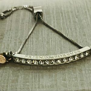 Silver Friends Forever Adjustable Bracelet